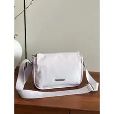 Japão bhj textura leve pequena bolsa senhoras bolsa de ombro viagem moda pequena bolsa quadrada Casual náilon Crossbody 