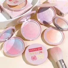 Xixixi Vitality Gradient Blush Blush Roxo Blush Azul Natural Nude Maquiagem Iluminando Expansão Fosco