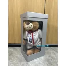 Caixa de presente de boneca Porsche Bear porsche Racing Bear nova caixa de presente