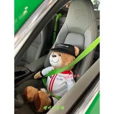 Porsche urso presente urso de corrida boneca urso porsche corrida urso altura 80cm novo fechado