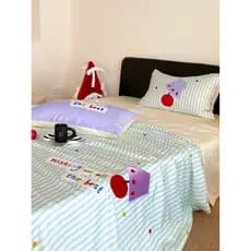 Roland têxteis para casa menina luz luxo 20% seda legal sentido Lenzing Tencel colcha de verão conjunto de quatro peças