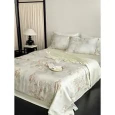 Roland Home Textiles Light Luxury 100 Lenzing Tencel Impresso Seda Verão Colcha Fresca Nu Dormir Verão Ar Condicionado C