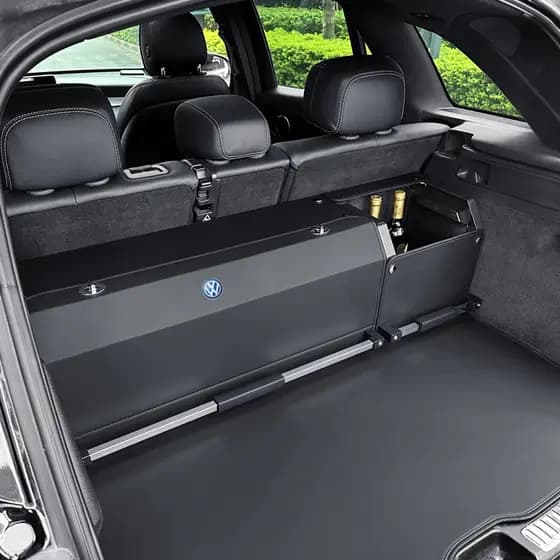Dedicado Volkswagen tuang tronco caixa de armazenamento Turui couro genuíno tuang X cauda caixa de armazenamento organiz
