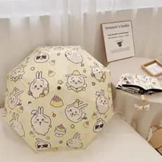 Guarda-sol guarda-chuva meninas chuva ou chuva dupla utilização guarda-sol automático de vinil de alto valor Umbr