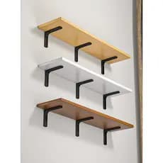 Prateleira divisória de parede, rack de armazenamento multifuncional, decoração de parede branca, rack de armazenamento,