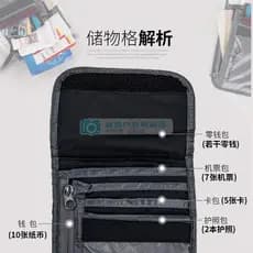 Porta-passaporte SeatoSummit Porta-bilhetes de viagem Bolsa para passaporte Bolsa de armazenamento multifuncional Cartei