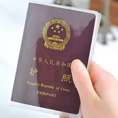 Transparente transparente à prova d'água resistente a arranhões Porta-passaporte Porta-passaporte Bolsa para passaporte