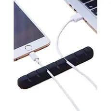 Adequado para Mouse fone de ouvido cabo organizador atacado clipe de cabo suporte organizador de cabo Silicone USB cabo