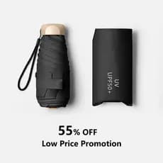 55% de desconto Mini guarda-sol pequeno bolso guarda-chuva vinil à prova chuva dobrável ultravioleta guarda-sol bolso cá