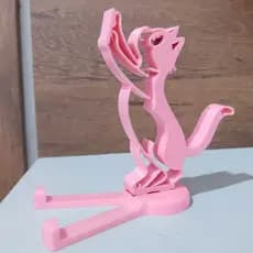Suporte Para Celular de Gato Fofo Gatinho Gato Estilo Apoio Mesa Decorativo Cat