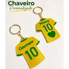 Chaveiros Camisa Personalizado camisa do Brasil kit lembrancinha copa atacado e varejo