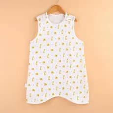Saco de dormir para bebês primavera verão gaze de algodão puro estilo fino colcha à prova de chute para bebês ferramenta