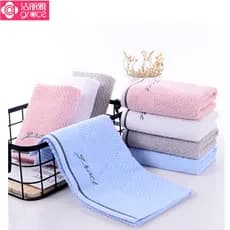 10 peças frete grátis 7253/7256 Jieliya toalha de algodão puro/toalha quadrada algodão casal rosto lavagem toalha absorv