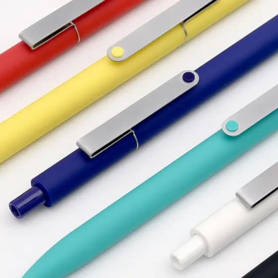 KACO MIDOT Point Gel Pen Push Tipo Clipe de caneta de Metal Haste de cor fosca Caneta preta para escrita 0.5 mm