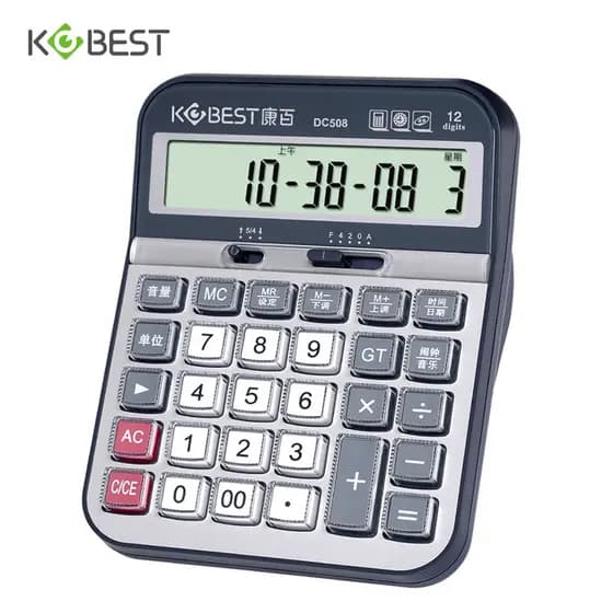 Calculadora de bússola com calculadora de voz Calculadora dedicada de contabilidade Voz Botão grande Tela grande Materia