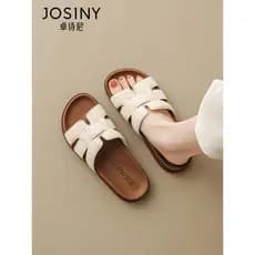 Zhuosini chinelos de sola grossa femininos 2026 verão novo estilo sapatos femininos de sola macia chinelos de uso extern