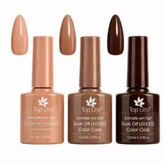 Kit 3 Esmalte de Unhas em Gel XD/K&S e lirio LED UV COLEÇÕES soak-off 7,5ml kit Manicure