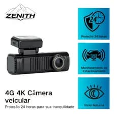 Full HD DVR Automotivo Visão Noturna Gravador de Carro Câmera Veicular Lente Dupla Gravação em Loop