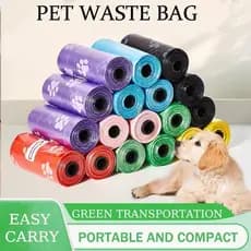 2 Sacos De Cocô Para Animais De Estimação , Limpeza De Lixo De Gato E Cachorro , Substituições De Rolo De Pu Ao Ar Livre