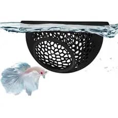 Cama Flutuante De Peixe Betta E Caverna De Reprodução Esconderijo De Aquário De Malha Macia Para Descanso , Desova S