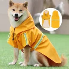 Capa de chuva à prova de vento para cães de estimação Capa de chuva Big Dog