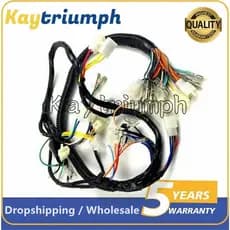 NOVA Fiação Elétrica para Motocicleta Suzuki 125cc GN125 GN 125 - Peças de Fiação Elétrica