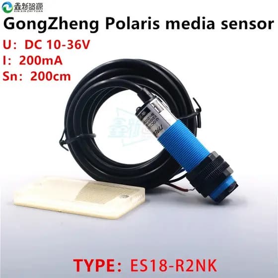 Interruptor Fotoelétrico para Impressora Jato de Tinta Gongzheng Polaris 3204AU 3206 3208, Sensor de Mídia ES18-R2NK 200