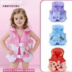 Colete salva-vidas infantil Swimming God para meninos e meninas, colete flutuante para bebês e crianças, colete de segur