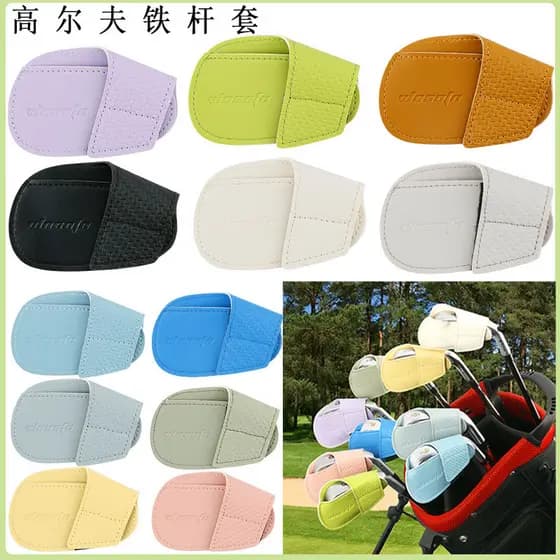 Capas para tacos de golfe mais vendidas, capas para tacos de material de dupla camada, capas para tacos de golfe de alta