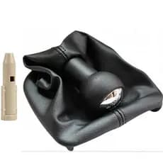 Capa preta para manopla de câmbio para Dongfeng Peugeot 307 Citroën, feita de material PU de alta qualidade.