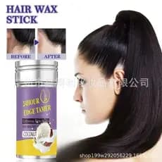 Bastão de cera modeladora para cabelo, cera sólida para modelagem de longa duração, bastão para arrumação de cabelo, arg