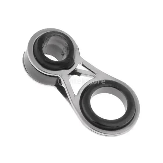 Anéis de Guia para Vara de Pesca em Aço Inoxidável e Cerâmica, 5/6/7/8/9/10mm, Super Resistentes, Kit de Reparação de Va