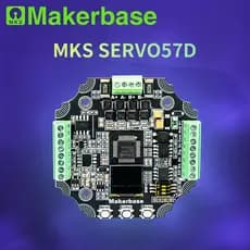 Makerbase MKS SERVO57D PCBA NEMA23 Driver de motor de passo de circuito fechado para CNC e impressora 3D para Gen_L FOC,