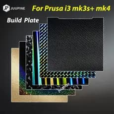 Folha PEI MK4 MK3S 241x253.8, Dupla, Folha de Aço Mola PEY PEO PET, Placa de Construção Magnética PEI para Prusa i3
