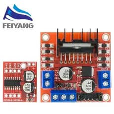 L298 Novo Módulo Controlador de Motor de Passo DC com Ponte H Dupla L298N para Arduino, carro robô inteligente com motor