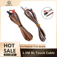 Peças para Impressora 3D, Cabo BL Touch 1,5M/140cm, Cabo de Extensão, Cabo Touch 3D, Cabo de Cinco Cores para Impressora