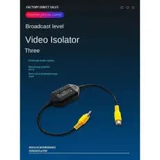 Isolador de vídeo RCA, vídeo de vigilância, anti-interferência, gravador de navegação veicular, filtragem de sinal de ví