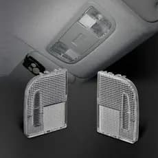 2 peças de luz de teto interior, luz de mapa no teto, luz de console superior, luz de cabine 34401-SDA-A21 compatível co