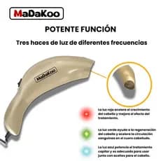 Dispositivo Madakoo Photon para reparação do couro cabeludo, dispositivo de reforço com óleo capilar, tratamento para qu