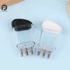 1PC Aplicador de Medicamentos para Couro Cabeludo em Forma de Pente, Ideal para Crescimento Capilar, Mini Escova Massage