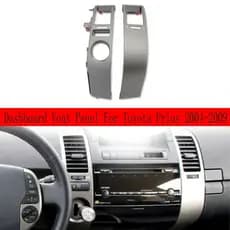 2 Peças de Painel de Ventilação Frontal para Toyota Prius 2004-2009, Moldura da Saída de Ar Condicionado