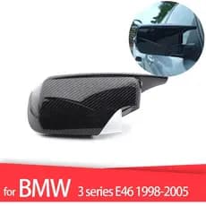 Capa/Carcaça do Espelho Retrovisor Lateral em ABS para BMW E46 316i 318i 318d 320d 320i 323i 325i 328i 330d 330i