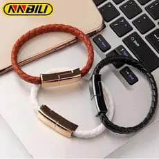 Cabo de Carregamento USB NNBILI 5A para Pulseira, Cabo de Dados USB Tipo C e Micro USB, Carregamento Rápido para