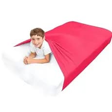 Lençol Sensorial Respirável e Elástico, Lençol de Compressão Fresco e Confortável para Dormir, para Crianças e Adultos,