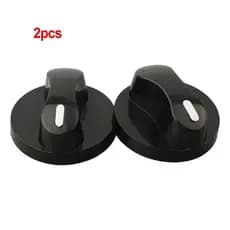Conjunto de 2 Botões Rotativos de Liga de para Fogão a Gás, Peças de Substituição para Queimador de Cozin