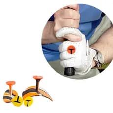 Adesivos de Fricção para Punho de Golfe, Fita Antiderrapante para os Dedos, Almofada de Silicone Leve com Acessórios par