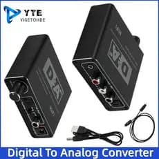HiFi DAC Digital To Analog Audio Converter Decoder Toslink Optical Coaxial Converter 24Bit 192KHz Digital To Analog Conv