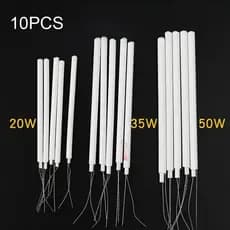 10 peças de Elemento de Aquecimento para Ferro de Solda Elétrico 220V 20W 35W 50W com Núcleo Cerâmico Interno Aquecido p