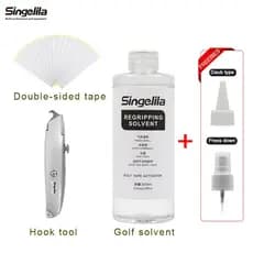 Kit de Substituição e Reparo de Empunhaduras de Taco de Golfe, Tiras de Fita, Ferramenta de Remoção de Empunhadura, Solv