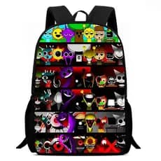 Mochilas Infantis com Estampa de Personagens de Desenhos Animados para Meninos e Meninas, Mochila Escolar para Crianças,